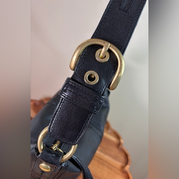 Coach Soho Small Hobo Shoulder Purse Black Leather 11837 - Picture 5 of 16